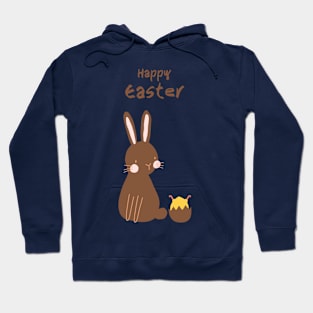 Happy easter with bunny Hoodie